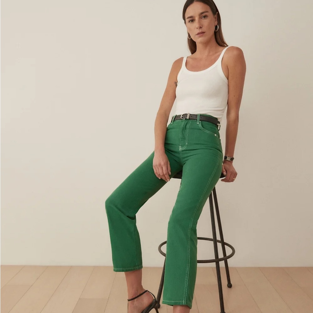 Reformation Cowboy High Rise Straight Jeans- size 23